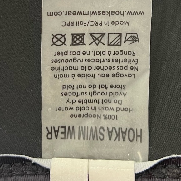 Hoaka swimwear horoscope top sun ☀️ criss cross back black multicolor 🌈 boho - Picture 8 of 10